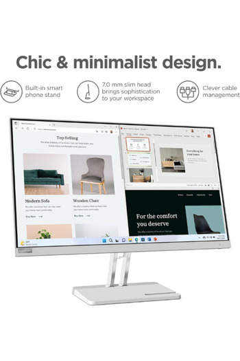 Aiwa 22-inch (54.6cm) FHD Slim Flat 1,920 x 1,080 Monitor, IPS, 75 Hz, 5ms