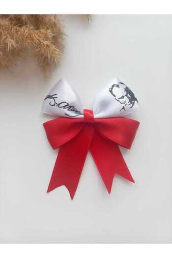 efecco Atatürk Printed Hair Clip for Girls, Special for October 29Th, Republic Day and November 10Th