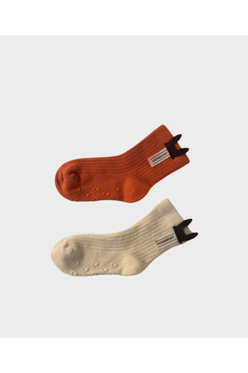 Katia&Bony 2-Piece Socket Socks with Baby Accessories