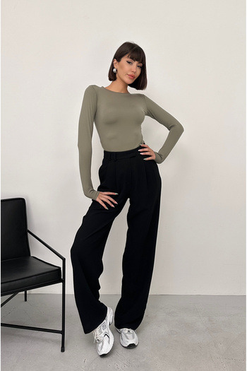 New Now Modal Fabric Finger Pass Long Sleeve Body