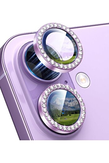 EDELFU Camera Lens Protector with Stone Texture for iPhone 17 |   9H Hardness, Flashy Scratch-Resistant Camera Protection