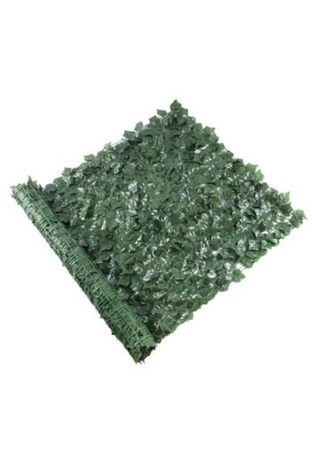 Fieronart Artificial Green Fence, Partition for Balcony, Terrace and Fence, Green 150 x 300 cm