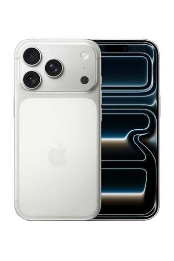 Apple iPhone 17 Pro 256GB Silver 5G (eSIM Only) with FaceTime - 2-Year Warranty (Middle East Version)
