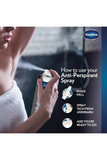 Vaseline Antiperspirant Deodorant, Vaseline, Double Invisible, Proderma, pentru Femei, Hipoalergenic, Protect