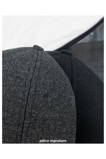 PIECE SIGNATURE 70% Cotton 30% Acrylic, Ear Flap, Soft Fleece Lined, Adjustable Buckle Hat