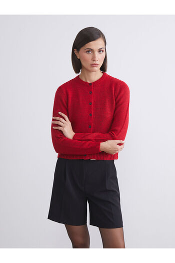LC Waikiki Crew Neck Women's Knitwear Cardigan