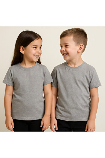 Kyex Kids Unisex Basic Cotton Oversize T-Shirt