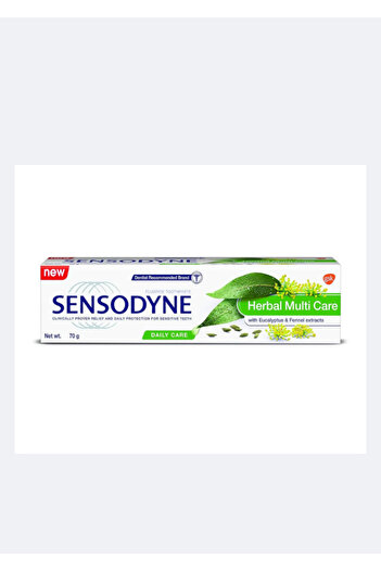 Sensodyne Herbal Toothpaste For Sensitive Teeth Herbal Multi Care With Extracts Of Eucalyptus 100g