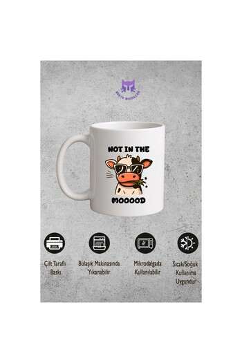 North Whiskers Not in the Moooood Mug Cup