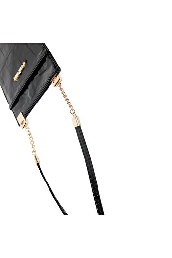 ANNA FELLINI Women's Leather Bag, ANNA FELLINI, Clara, Black, 15x0x20 cm