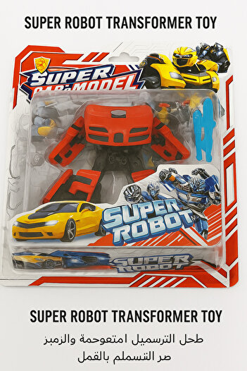 TSUMAB Super Robot Transformer Toy – Car to Robot Action Figure