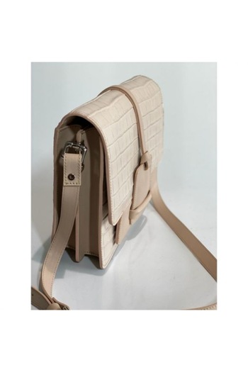 ANNA FELLINI Geanta dama piele, ANNA FELLINI, Diva, crem, 26x8x26 cm