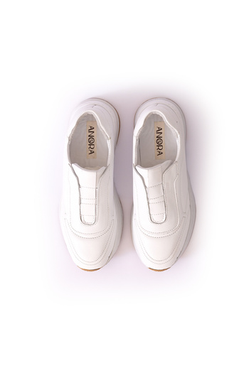 Anora Hakiki Deri Kadın Sneaker Ayakkabı 25KHMS387