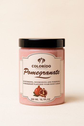 Colorido Kozmetik Colorido Pomegranate Body Scrub Nourishing Purifying Moisturizing Body Peeling 300 ml