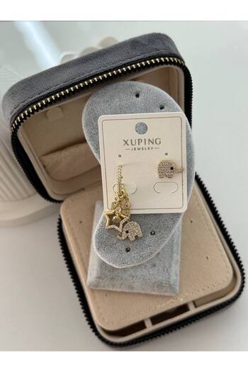 Enfes Takı Special Design Xuping P*Ndora Elephant Earrings