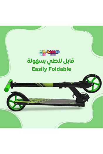 ALBADER Kick Scooter, Aluminum Scooter with 3 Adjustment Levels Handlebar, Aluminum Alloy Scooter For Kids