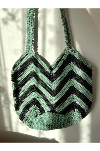 örgücü teyze Sea Dream Shoulder Bag