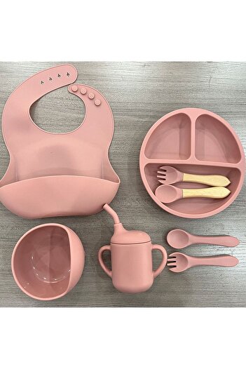 unbranded Pink baby feeding set