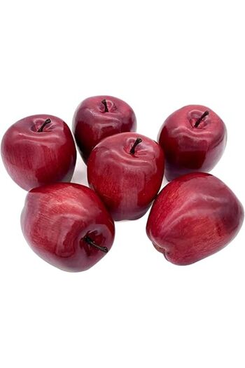 Generic Lorigun Artificial Apples Fake Red Apples Delicious Fruits for Decoration, Decorative Fruits, Fake L