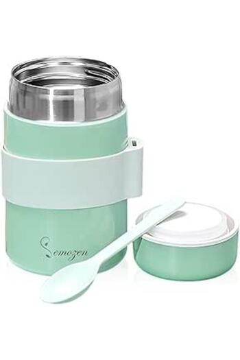 Generic SEMOZEN 400ml Stainless Steel Vacuum Lunch Box, Stewed Pot & Porridge Cup for Kids Adults, Thermos K