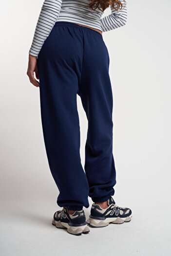 citycenterfashion Women's Winter Thickened Fleece-Lined Sweatpants Cty-Abr-5641 Waist Leg Elastic Rope Tie