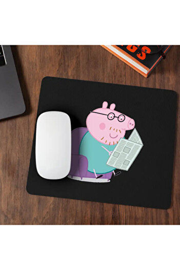 OEM Mousepad Peppa Pig Dad Reads the Newspaper