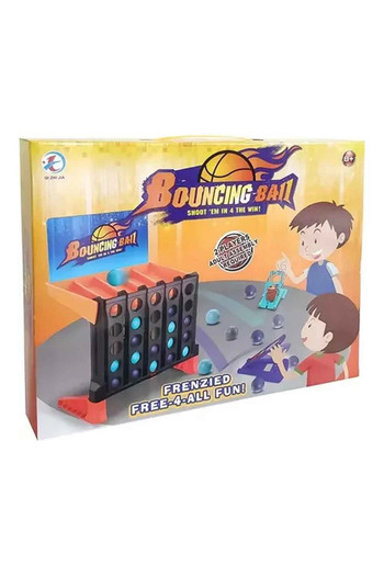 TOYFEST Bouncing Ball Fun Basketball Box Game