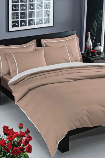 Taç Exclusive Prestige Cotton Satin Double Bed Duvet Cover Set
