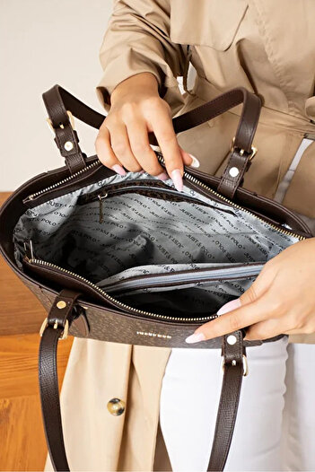 Just Polo Jp Polo Women's Original Large Size Luxury Handbag Size: 24 X 27 cm