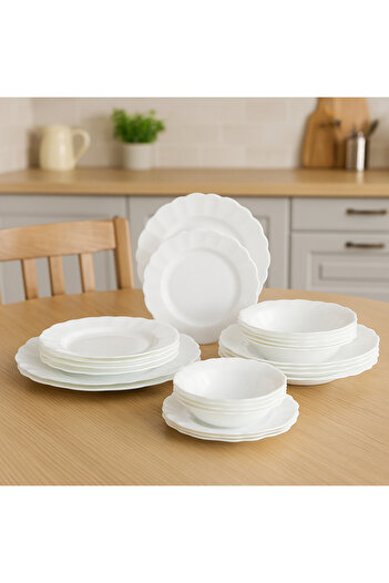 Dania Elegance that lasts… Arcopal 24-piece set serves 6 people – durability and elegance at every meal!