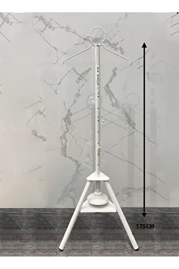 Cady One Steamer and hanger with holes for steaming clothes and a multi-purpose hanger with a stylish 2-in-1 design, height 175 cm