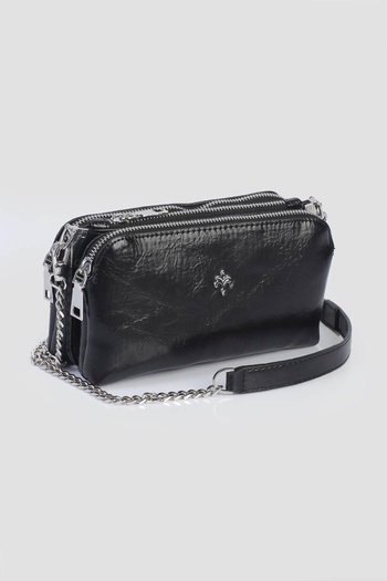 Jacquline Black Women's Crossbody Bag Im464-2