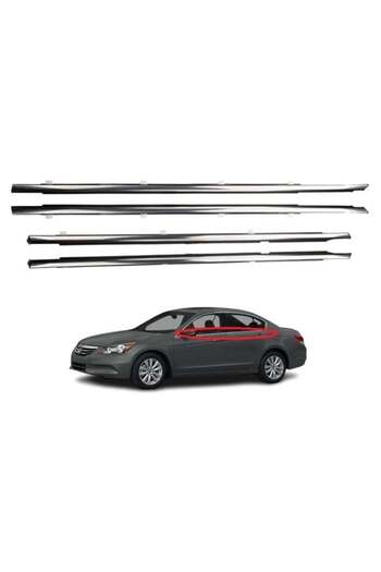 Honda 2008-2013 Accord Chrome Window Visors