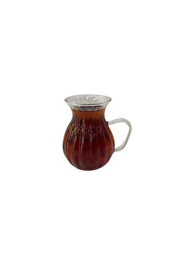Altabi Borosilicate Glass Tea Cup – Heat Resistant Transparent Design 6 Pieces