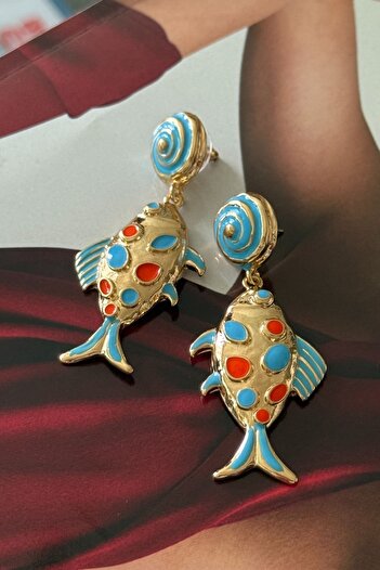 Trendy Butik Bodrum Fish Earrings