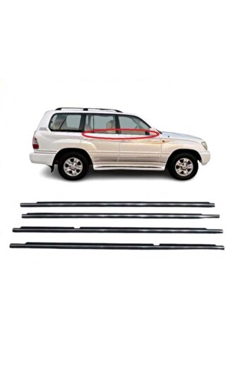 Toyota Land Cruiser Land Cruiser Chrome Window Visors 1998-2007