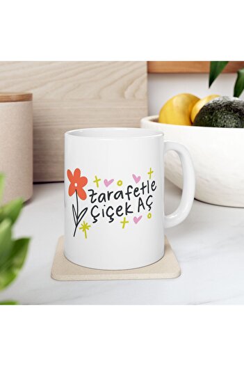 BASKIBAZAR Since 2020 Elegantly Bloom Printed Motivational - Birthday Gift - Gift Porcelain Mug Cup 11