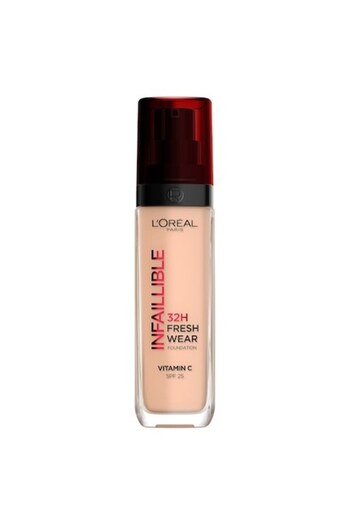 L'Oreal Paris Fond de ten Infaillible 32H Fresh Wear Foundation, 145 Rose Beige, 30 ml