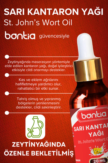 Bontia PREMIUM PAKET V5 - %100 Saf 20 ml Hindistan Cevizi, Sarı Kantaron, Üzüm Çekirdeği Yağı + Tatlı Badem