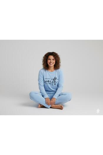 FAMES PİJAMA Winter Fleece Women's Pajama Set