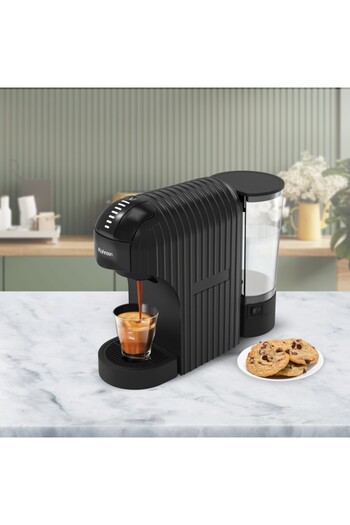 ROHNSON Extra slim 2-in-1 manual espresso machine (capsules, ground coffee), R98048B, 1,400 W, 20 bar, 0.85
