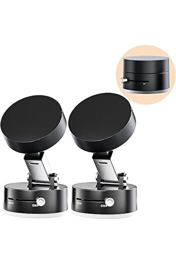 Generic Vacuum Magnetic Phone Holder for Car, 2 Pack Suction Stand Mount for Mobile Phones, Powerful Suction
