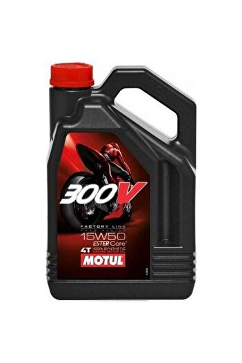 Motul 300V FL Road Racing 15W50 Engine Oil, 4 Liters