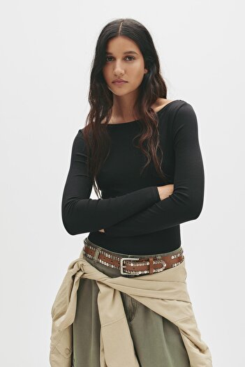 Pull & Bear Long sleeve bodysuit