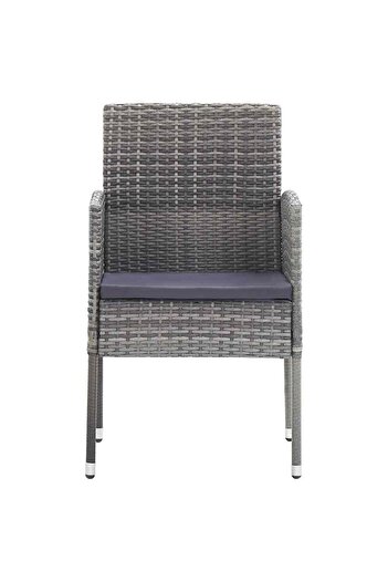 vidaxl 5 Piece Garden Dining Set Anthracite
