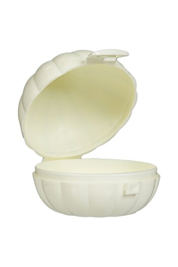 SHOPIENS Plastic Storage Container for Garlic Shopiens®, White, 7 cm