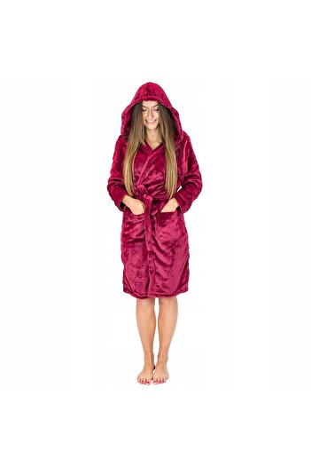 Other Unisex Hospital Gown Tracksuit Bathrobe Hooded Warm Grandma Gift