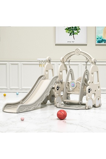 Nichiduta Garden Children's playground 3in1 Happy Turtle Arcada Beige indoor/outdoor with to