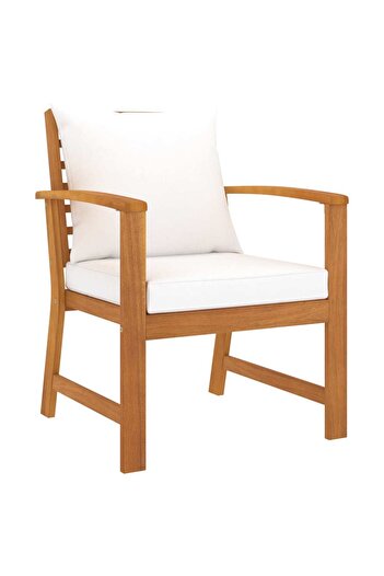 vidaxl 5 Piece Garden Lounge Set with Cushion Solid Acacia Wood