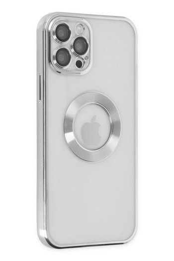 NewFace Hn-Shop iPhone 12 Pro Case Slot Silicone - Silver
